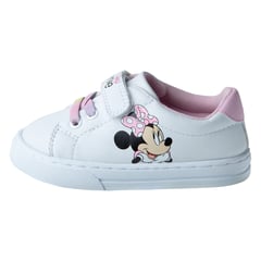 DISNEY - Zapatos Deportivos Con Diseño De Minnie Para Niña Pequeña Payless Blanco