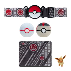 POKEMON - Cinturon Y Capsulas Premier Y Timer Ball - Eevee