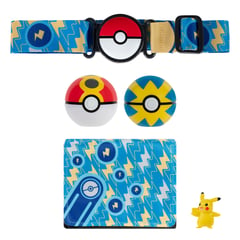 POKEMON - Cinturon Y Capsulas Quick Y Repeat Ball - Pikachu