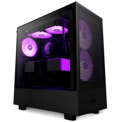 NZXT - Caja ATX H5 Flow RGB Negro