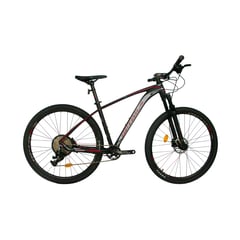 OPTIMUS - BICICLETA MTB AQUILA MAX 13 VELOCIDADES NEGRO ROJO T:L