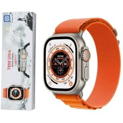 MONKEY BRANDS - Reloj Inteligente Smartwatch Serie 8 Ultra T800 49mm Naranja