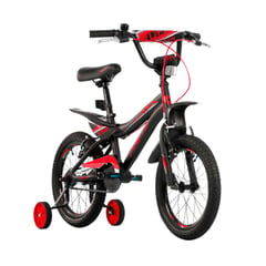 GW - Bicicleta para niños rin 16 TXT-650 Negro-Rojo