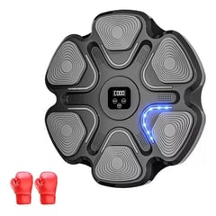 GENERICO - Maquina De Boxeo 6 Puntos Con Guantes Bluetooth Musical