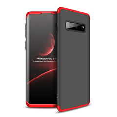 GENERICO - Funda Carcasa Estuche Protector Para Samsung S10 Negro con Rojo