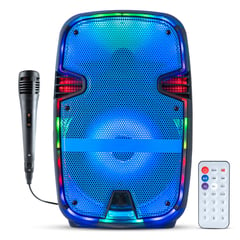 ENERGY PLUS - Bafle Parlante Bluetooth 65 Recargable Luces LED y Radio