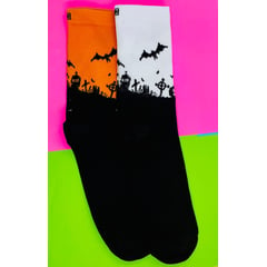 GENERICO - Medias Largas Halloween unisex Talla Única Pack x 12