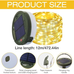 CAMPINGAZ - LAMPARA SOLAR MULTIFUNCIONAL CON TIRA LED IMPERMEABLE