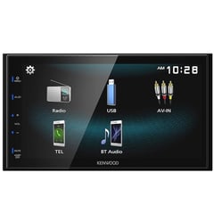 KENWOOD - Radio DMX-125BT Estereo Digital Pantalla 68 Carro