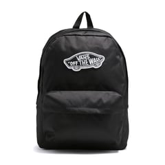 VANS - Morral Realm Backpack-Negro/Blanco