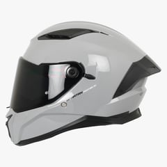 SPARTAN - CASCO PANTHER ECE2206 DOBLE VISOR GRIS BRILLO TALL L