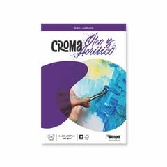 ICOPEL - Block Croma Óleo y Acrílico 450 g - A4 x 10 Hjs