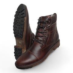 CALZADO CON ALTURA MONSERRATE - Botas en CUERO para hombre marca Monserrate Ref cumbre color coñac