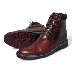 CALZADO CON ALTURA MONSERRATE - Botas en CUERO para hombre marca Monserrate Ref cumbre color vino