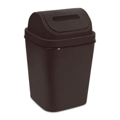 ENERGY PLUS - Cesto Basura 15L Tapa Vaivén - Caneca Hogar Oficina Café