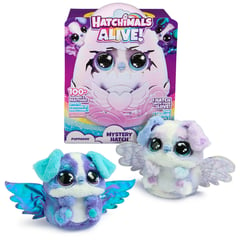 HATCHIMALS - Juguete Huevo Alive Mascota Interactiva - AzulPúrpura