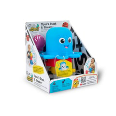 BABY EINSTEIN - Vasos apilables sensoriales Ocean Explorers Opuss Stack & Stream de