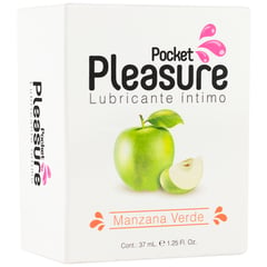 POCKET - Lubricante íntimo Manzana Verde x 37 ml