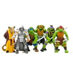 GENERICO - Tortugas Ninja Muñecos Colección Set X 6 Figuras Tmnt