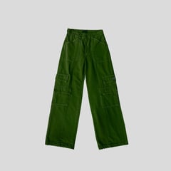 PAM MOVEMENT - Pantalón Cargo - Verde Militar