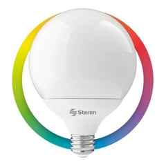 STEREN - Foco Led Wi-Fi Rgb+W Multicolor De 15 W