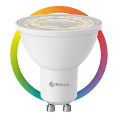 STEREN - Foco Led Dicroico Wi-Fi Rgb+W Multicolor De 5 W