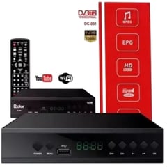 GENERICO - Decodificador Tdt Tv Digital Usb Wifi Full Hd 1080