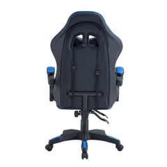 RTA DESIGN - Silla Gamer BMG-17 Negro y Azul con Cómodo Espaldar y Rodachines