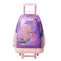 TOTTO - Morral ruedas Niña Unispace L Morado