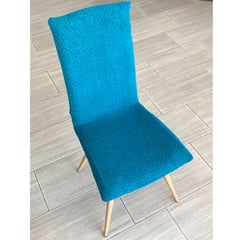 HOMETEX - FUNDA DE SILLA AZUL PROTECTORA