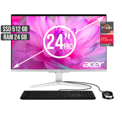 ACER - TODO EN UNO AMD RYZEN 5-5500U SSD 512GB RAM 24GB LED 24 FHD