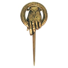 GENERICO - Game Of Thrones La Mano Del Rey Juego De Tronos Pin Broche Dorado