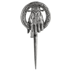 GENERICO - Game Of Thrones La Mano Del Rey Juego De Tronos Pin Broche Plateado