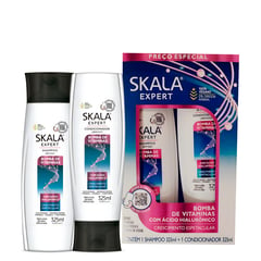 SKALA - Kit Bomba de Vitaminas Shampoo + Acondicionador 325ml