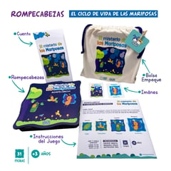 FUN FACTORY - Rompecabezas en capas El Misterio de las Mariposas