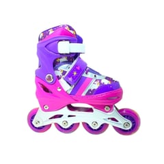 NOOR - PATINES PARA NIÑAS CON LUCES TALLA XS 27-30 AJUSTABLE