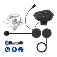 GENERICO - Intercomunicador BT12 Auriculares Casco Bluetooth