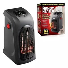 GENERICO - Calentador Ambiente Portátil Calefacción 400w De Pared Color Negro 110v