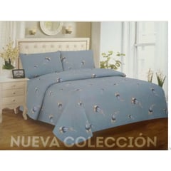 CASA LUNA - Juego De Sabanas Cama Doble 21cm - Casa azul