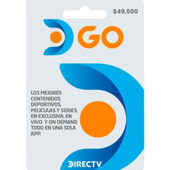 DIRECTV - Tarjeta Fisica GO 49500