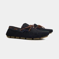 CRYDS INNOVATION IN LEATHER - Mocasines Azul en cuero Nobuck parar hombre CRYDS LEATHER