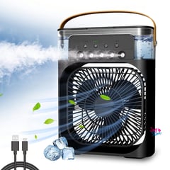 JAYSTORE - Ventilador Humidificador LED Ambientador Enfriador