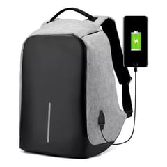 GENERICO - Mochila Morral Anti Robo Material Inpermeable Puerto USB