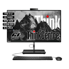 LENOVO - AIO ThinkCentre 215 FHD Intel i5-13420H RAM 16GB 512GB SSD Black