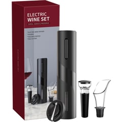 XALTA - Kit Descorchador De Vino Electrico Sacacorchos 4 En 1