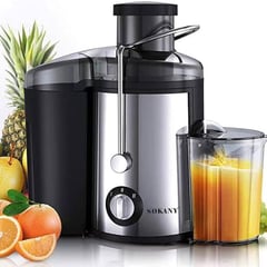 SOKANY - Extractor De Jugos Automatico Frutas Y Verduras