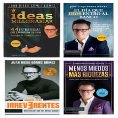 PAIDOS - Coleccion libros Juan Diego Gomez menos + Dios +irreverente +ideas