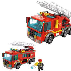 GENERICO - Carro de Bomberos bloques Construcción 275 Pcs