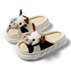 MULTIPLACE COLOMBIA - Pantuflas de vaca para mujer de peluche importadas modelo 2024