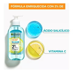 GARNIER - Gel de limpieza Anti Acné x200ml